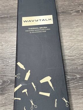 WAVYTALK Pink  Thermal Brush for Smoothing Curls & Volume